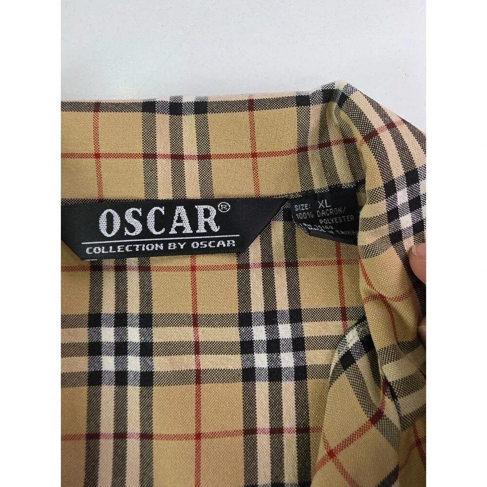 Oscar Collection By Oscar Pajama Set Check Nova Style XL Pants Shirt